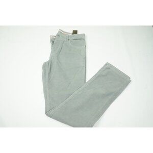 Isaia Tint Classic Gray Corduroy Cotton Blend Cord Casual Pant 48R EU NEW